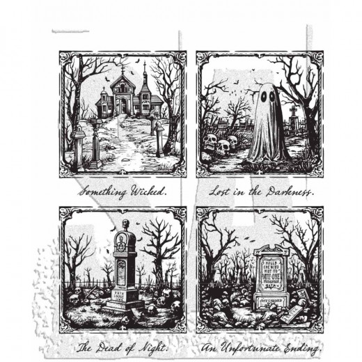 Cling Stamps Tim Holtz - Framed Frights