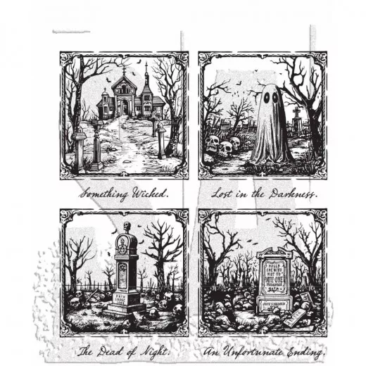 Cling Stamps by Tim Holtz - Framed Frights