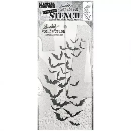 Tim Holtz Layered Stencil - Batty