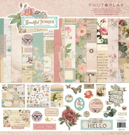 PhotoPlay - Beautiful Junque - 12x12 Collection Pack