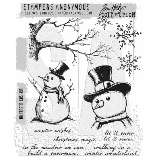 Cling Stamps by Tim Holtz - Mr. Frostie