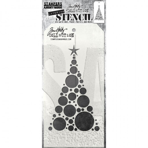 Tim Holtz Layered Stencil - Modern Tree