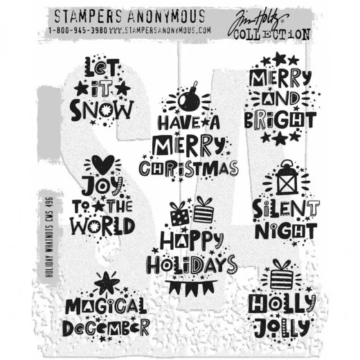 Cling Stamps Tim Holtz - Holiday Whatnots