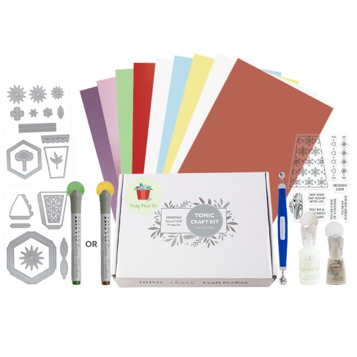 Tonic Craft Kit - Issue 85 - Pretty Petal Pot-November 2024