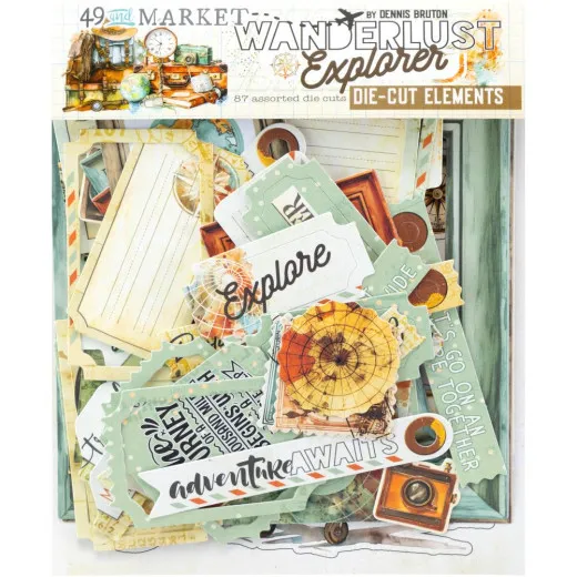 49 and Market - Wanderlust Explorer - Die-Cuts Elements