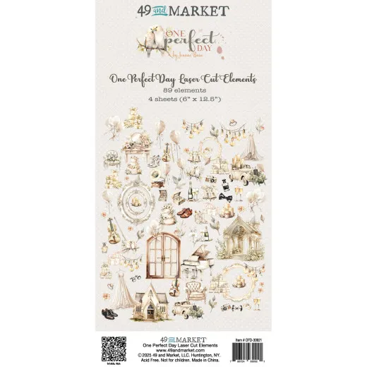 49 and Market - One Perfect Day - Elements - Laser Cut Outs