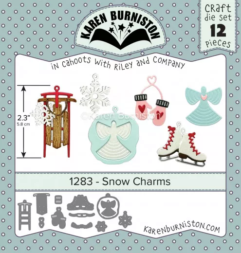 Karen Burniston Die - Snow Charms