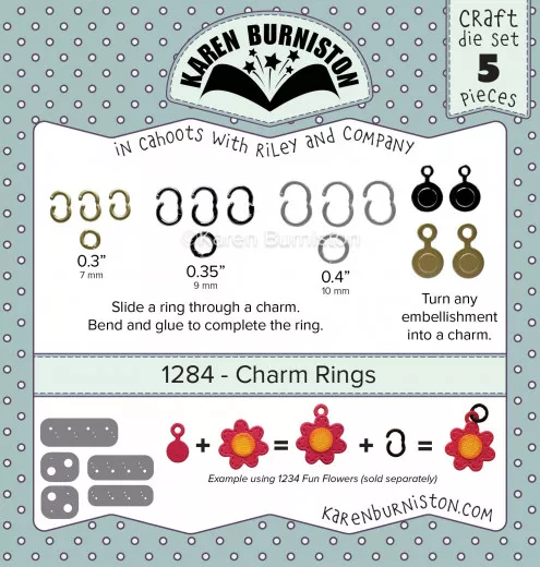 Karen Burniston Die - Charm Rings