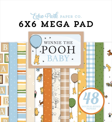 Winnie The Pooh Baby - 6x6 Mega Paper Pad