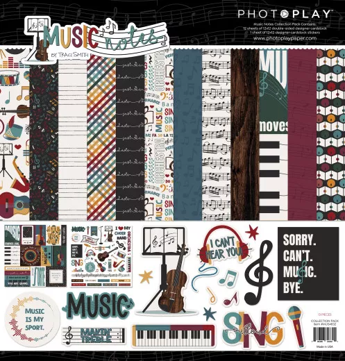 PhotoPlay - Music Notes - 12x12 Collection Pack