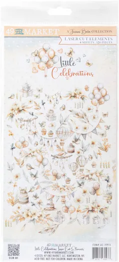 49 and Market - Little Celebrations - Elements - Laser Cut Outs