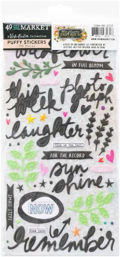 49 And Market - Puffy Stickers - The Flower Emporium