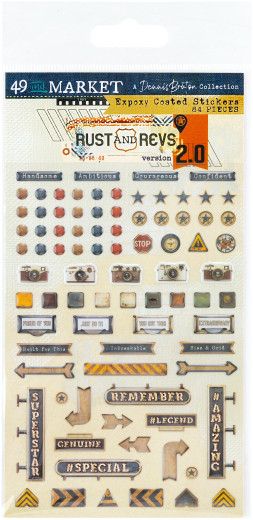 49 And Market - Epoxy Stickers - Rust & Revs 2.0