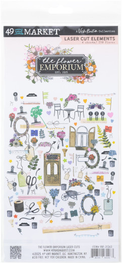 49 and Market - The Flower Emporium - Elements - Laser Cut Outs