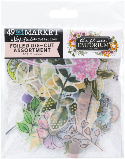 49 And Market - Foiled Die-Cuts - The Flower Emporium