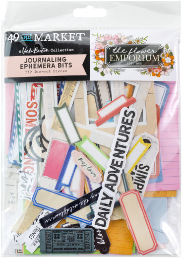 49 and Market - The Flower Emporium - Die-Cuts Elements - Journaling