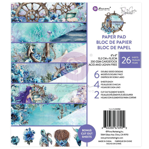 A Mermaid's Tale - 6x6 Paper Pad