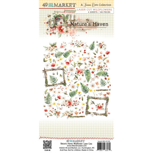 49 and Market - Nature's Haven - Wildflower - Laser Cut Outs