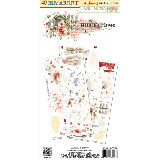 49 And Market - 6x12 Rub-On Transfer - Nature's Haven