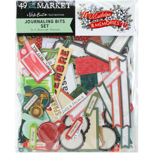49 and Market - Mistletoe And Memories - Die-Cuts Elements - Journaling