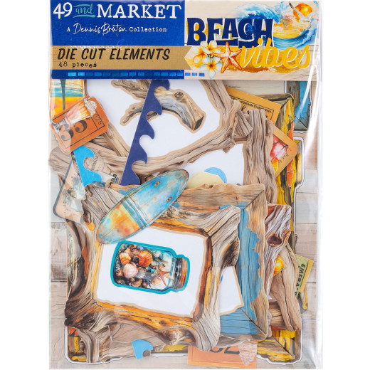 49 and Market - Beach Vibes - Die-Cuts Elements