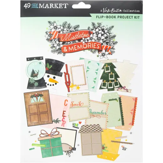 49 and Market - Mistletoe And Memories - Flip Book Kit