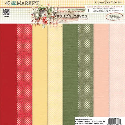 Nature's Haven - Solids - 12x12 Collection Pack