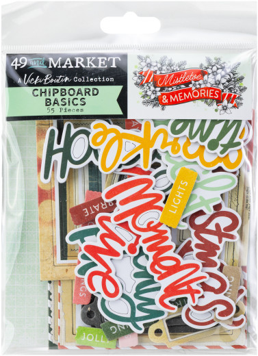 Chipboard Set - Basics - Mistletoe And Memories