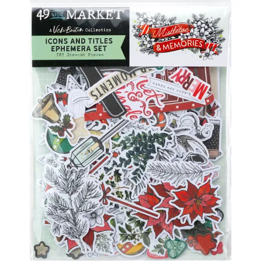 49 and Market - Mistletoe And Memories - Die-Cuts Icons