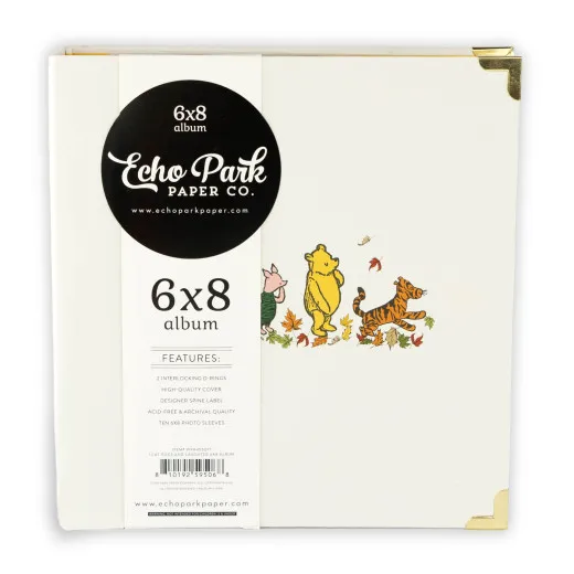 Winnie The Pooh Autumn Album 6x8 - Leaf Piles And Laughter