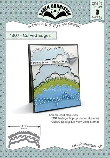 Karen Burniston Die - Curved Edges