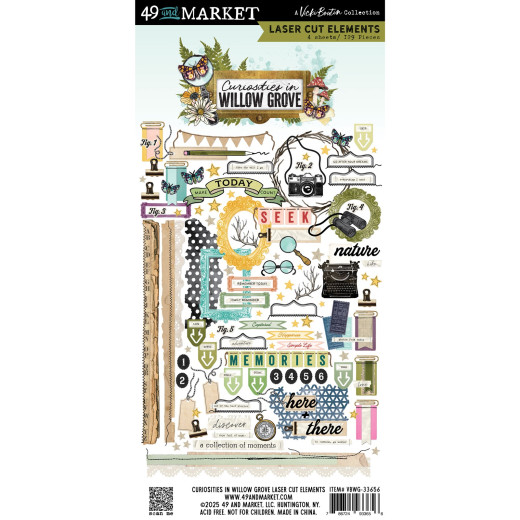 49 and Market - Curiosities In Willow Grove - Laser Cut Outs