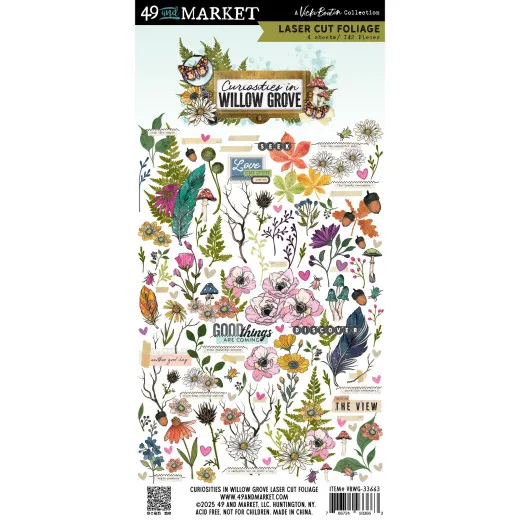 49 and Market - Curiosities In Willow Grove - Foliage - Laser Cut Outs