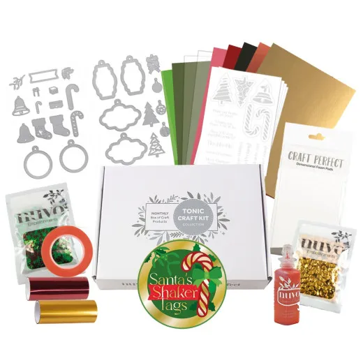 Tonic Craft Kit - Issue 98 - Santa Shaker Tag-December 2025