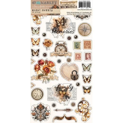 49 And Market - Nostalgic Memories - Washi Tape Sheet