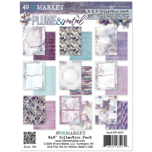 49 And Market - Plume & Petal - 6x8 Collection Pack