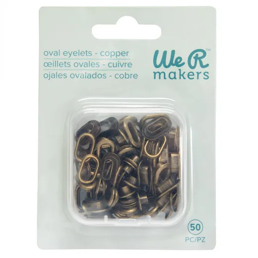 We R Makers - Crop-A-Dile Oval Eyelets - Copper