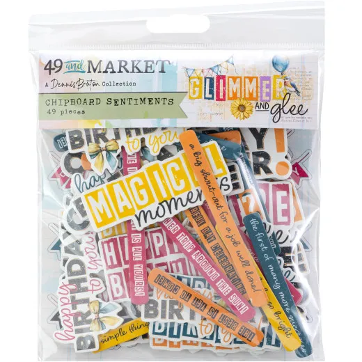 Chipboard Set - Glimmer and Glee