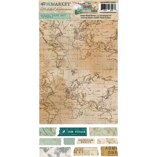49 And Market - Travel Diaries - Washi Tape Sheet