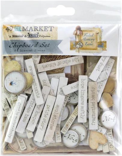 Chipboard Set - Faded Memory Lane