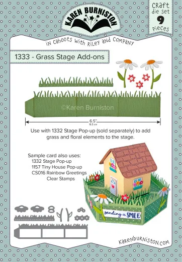 Karen Burniston Die - Grass Stage Add-ons