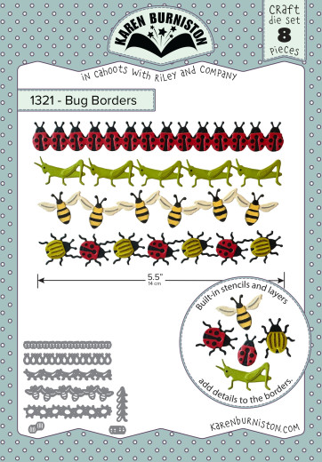 Karen Burniston Die - Bug Borders