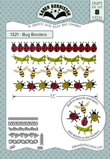 Karen Burniston Die - Bug Borders