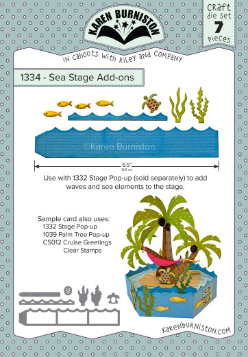 Karen Burniston Die - Sea Stage Add-ons