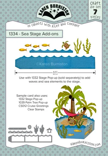 Karen Burniston Die - Sea Stage Add-ons