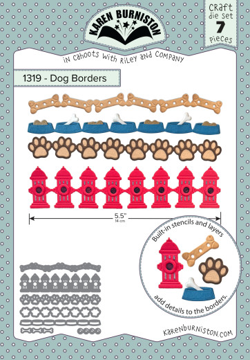 Karen Burniston Die - Dog Borders