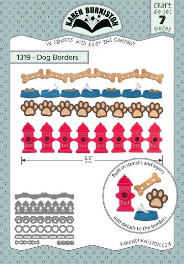 Karen Burniston Die - Dog Borders