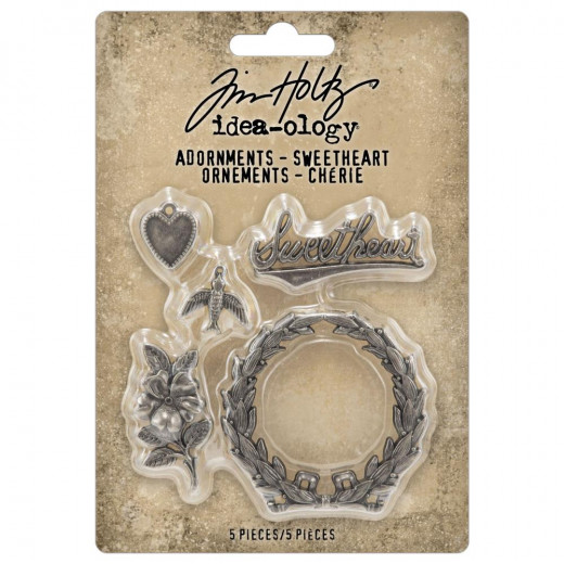 Tim Holtz - Idea-Ology - Metal Adornments - Sweetheart