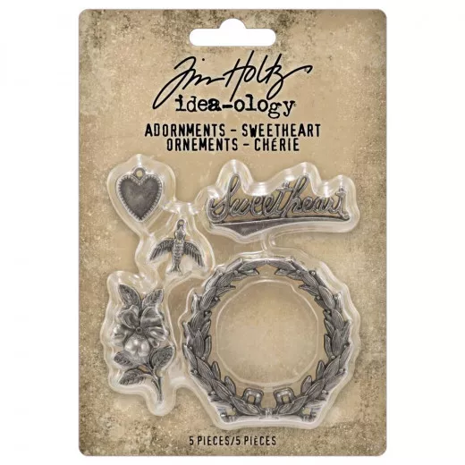 Tim Holtz - Idea-Ology - Metal Adornments - Sweetheart