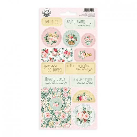 Chipboard Sticker - Flowerish 02